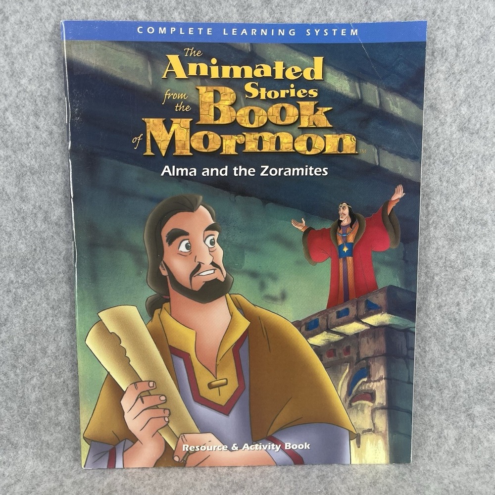 Book Of Mormon Activity Books Lot 6 Animated Stories Coloring Religious LDS Kids - Picture 12 of 16